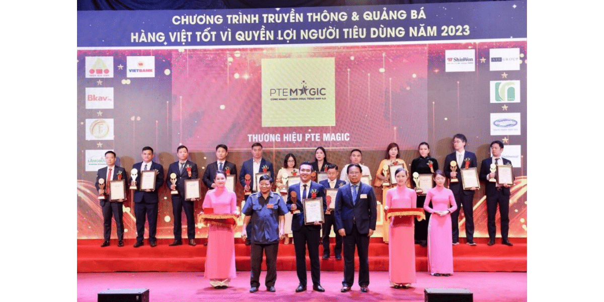 Exceptional Achievement: PTE Magic Earns a Spot in Vietnam’s Top 20 Gold Brands for 2023
