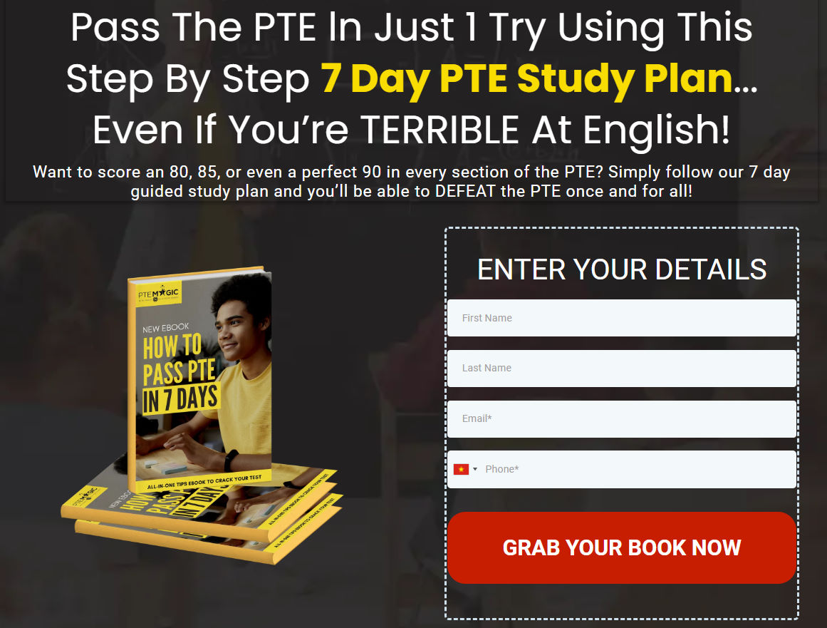 How To Pass PTE in 7 Days