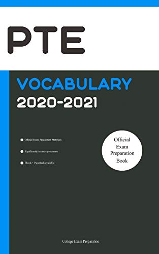 PTE Academic Official Vocabulary 2020-2021