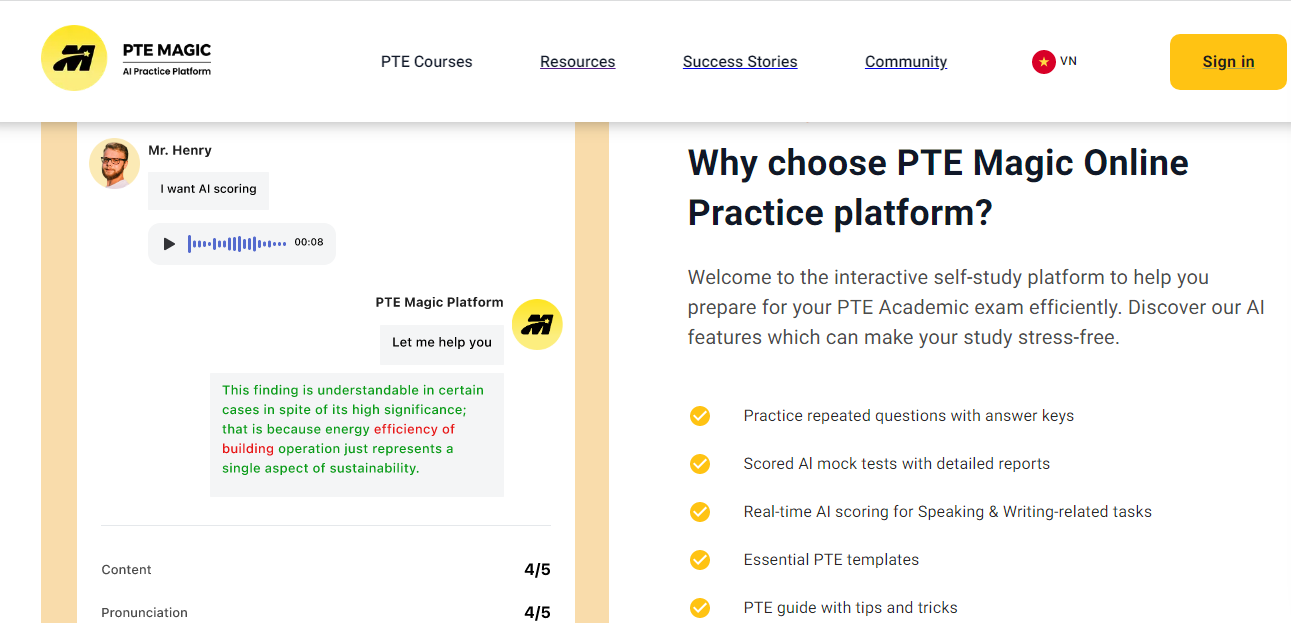 About PTE Magic - A Reliable PTE Practice App