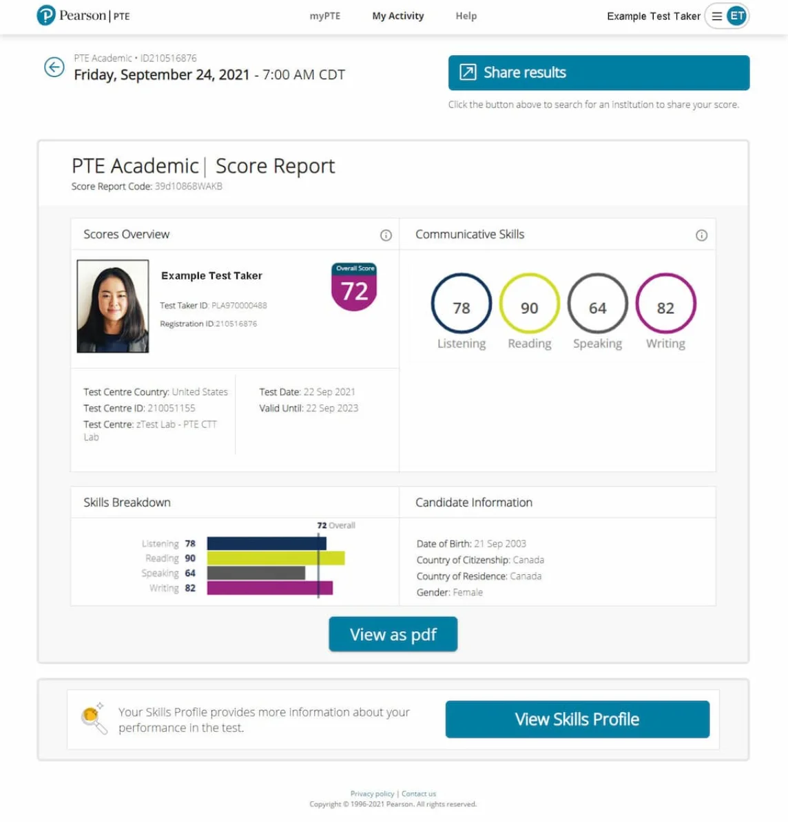 How to Access and Share Your PTE Score Report Easily