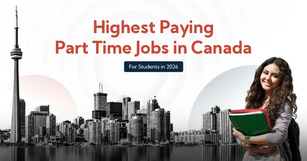 High paying part-time jobs for international students in Canada