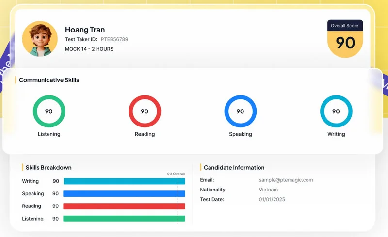 PTE test score can be your proof of language proficiency for a Canada PGWP application